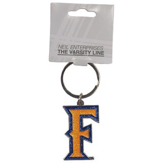 Glitter "F" Keytag